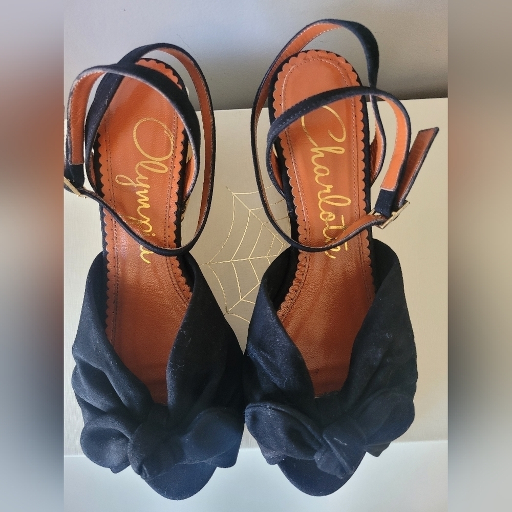 Charlotte Olympia Panthera Wedges, VGUC, Size 5.5 - Picture 4 of 13